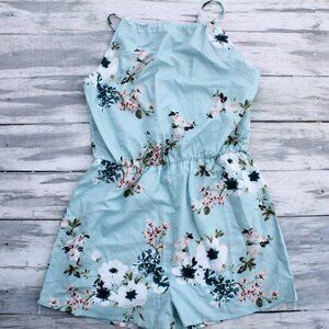 NWT_Floral romper Size M